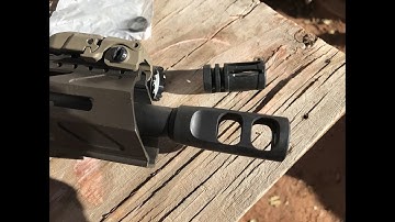 AR Muzzle Device Change