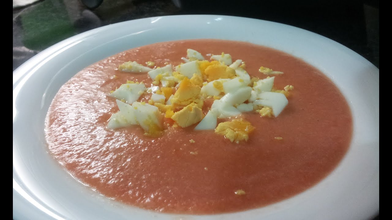 Salmorejo en Thermomix