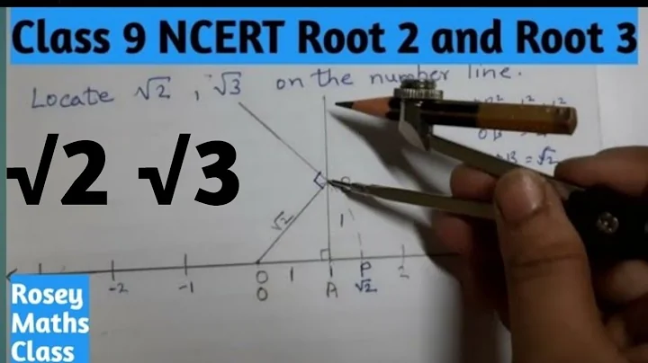 Class 9/Represent root 2 and root 3 on the number line#maths #ncert
