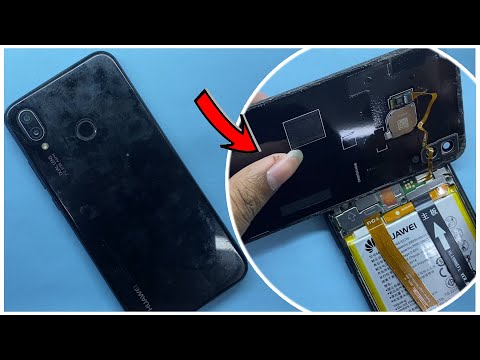 How To Remove Huawei P20 lite Back Glass Battery Cover Rear Door Safe way @MRSOLUTION