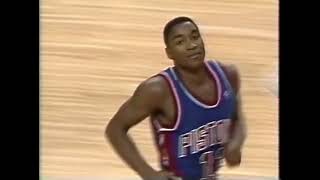 Isiah Thomas (26 Points, 13 Assists) Snatches First Place from Bulls