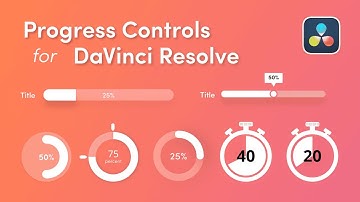 Progress Controls Template for DaVinci Resolve