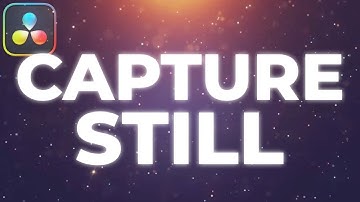 How To CAPTURE STILL In Davinci Resolve 19 Tutorial