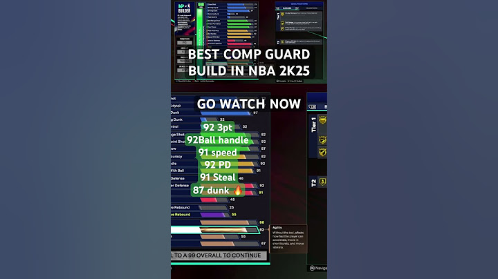 THE  Best Lockdown Point Guard Build In NBA 2K25