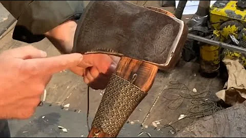 How to wrap and protect axe handles