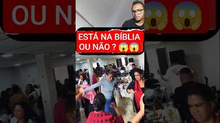 😱 ESTÁ NA BÍBLIA OU NÃO? 😮#biblia #bibliasagrada #teologia #crente #reactionvideo #shorts #evangelho