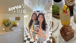 korea vlog | new hair, i finally got a camera?!?, lots of streets and cafes