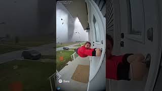 Kid gets taken away by a tornado🌪 #tornado #viral #sora2 #shorts