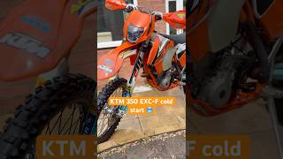 KTM 350 EXC-F Cold Start | Enduro Bike Sound Check 🔥 First Fire-Up After Wash