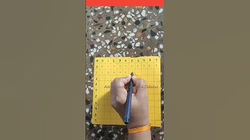 Maths activity ##Addition grid ##addition according to row Column+ 😊 Intresting activity ##Grade -1#