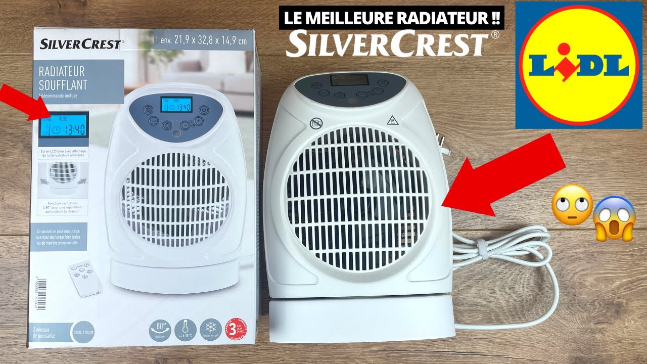 PRÉSENTATION COMPLÈTE DU RADIATEUR BAIN D'HUILE SILVERCREST DE