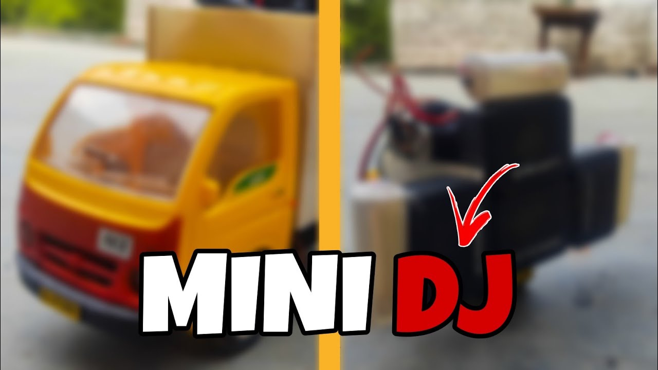 How To Make Amazing Mini Dj Truck At Home || Fog Machine Fitted || Light Decoration