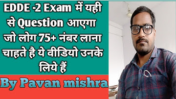 EDDE-2ND important questions final semester exam