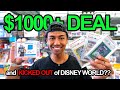Buying 1000 sports cards and getting kicked out of disney world