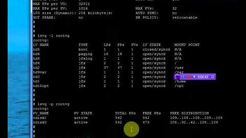 Mirroring a rootvg   Part 1