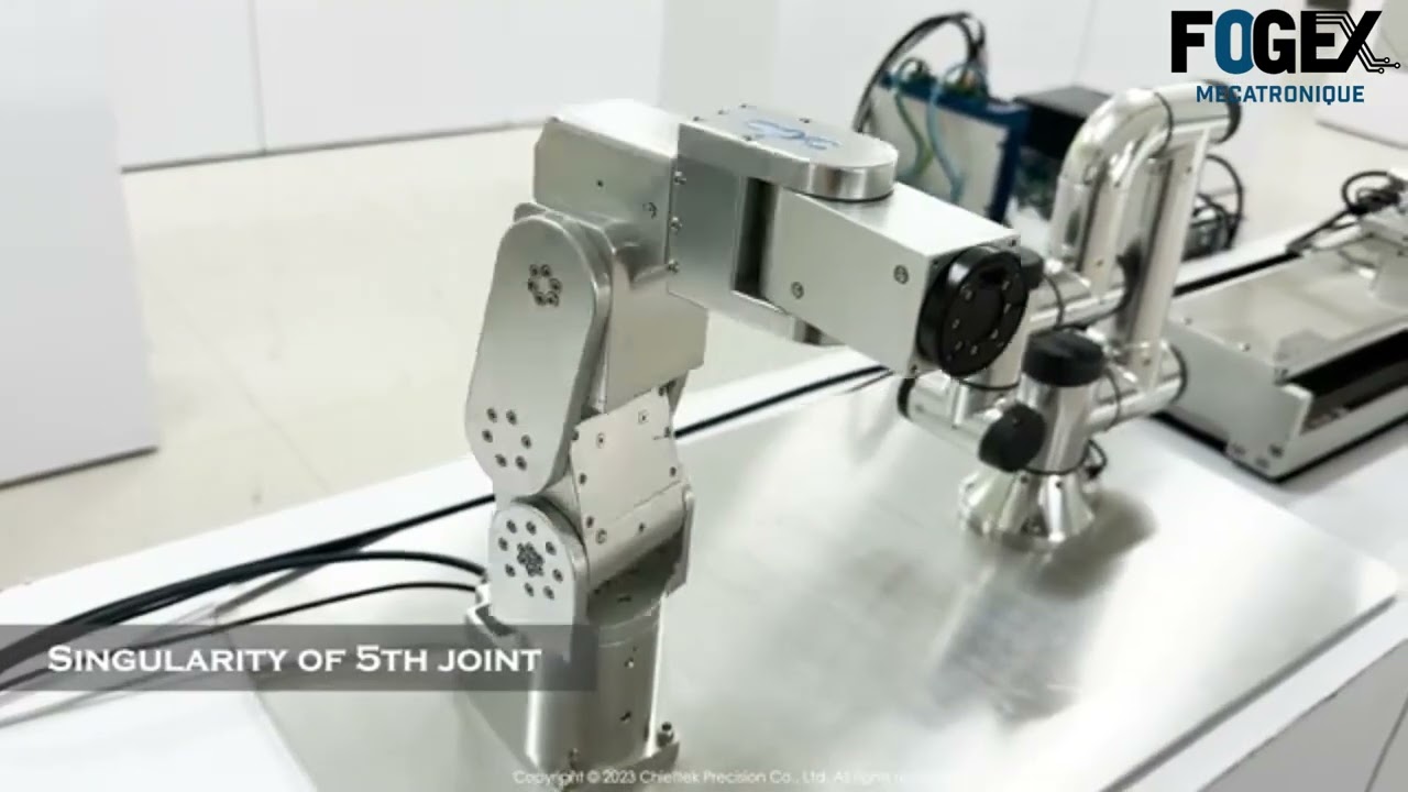 Bras Robotique industriel CPC D0 traversant la singularité