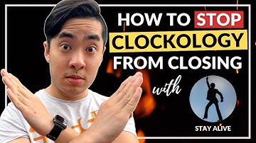 How To STOP Clockology Closing! (Using STAY ALIVE!) - Custom Apple Watch Faces!