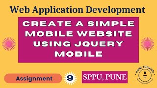 Create a simple Mobile Website using jQuery Mobile | Create a Web Page Using JQuery Mobile