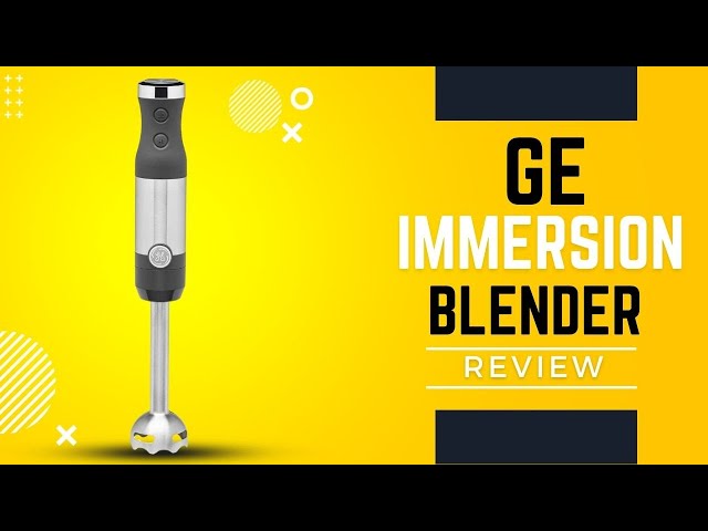 GE® Stainless Steel Immersion Hand Blender