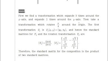 LA Section 6.4 Composition of Linear Transformations and Invertibility