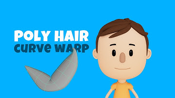Maya Tutorial: Cartoon Hair with Mesh and Curve Wrap
