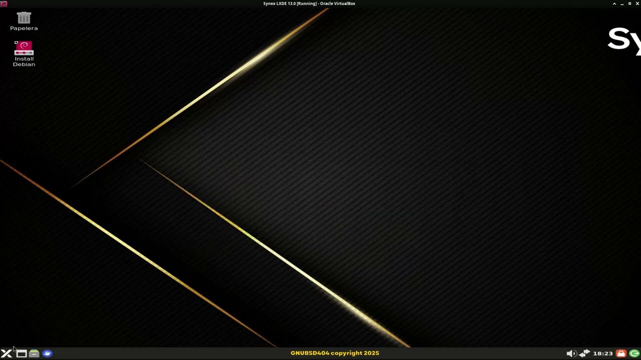 GNUBSD 404 Short N28 Sinex LXDE 13.0 (Linux from Argentina)