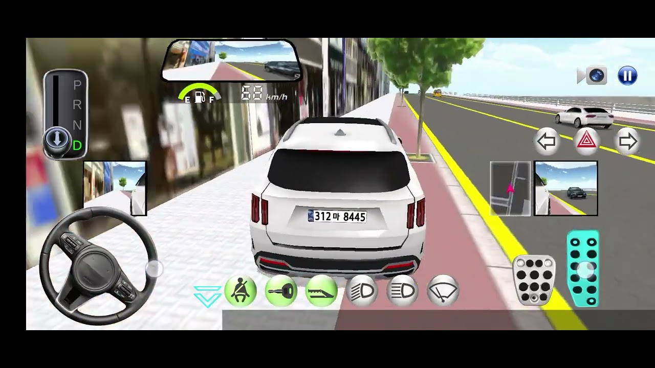 New Mercedes Car Stuck For Parking | 3d Driving Class | official Games | SK Gaming