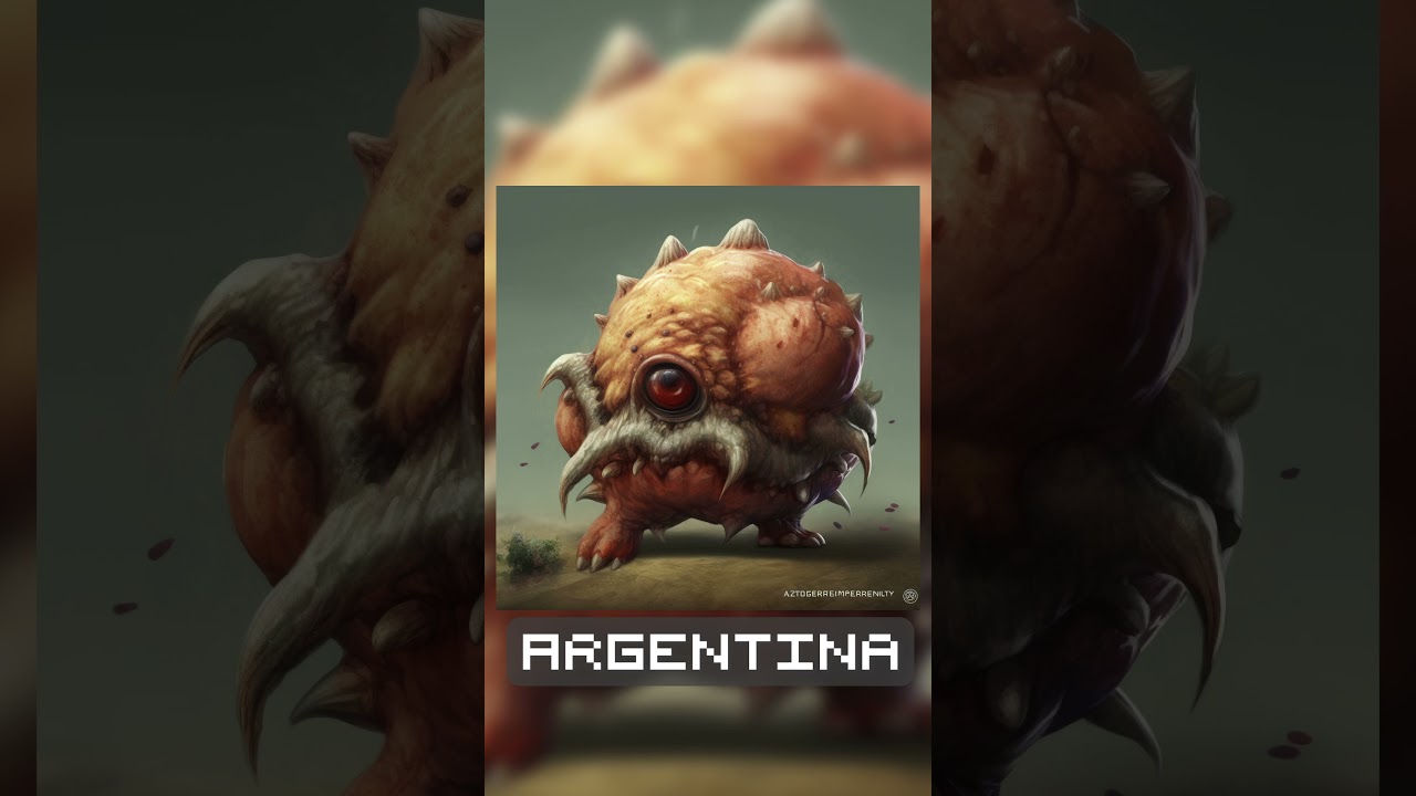 Asking AI to Create Pokemon For Every Country - Argentina 