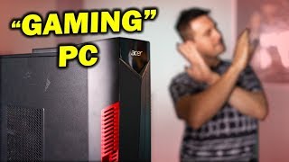 Acer's Nitro 50 "Gaming PC" is a TOTAL Disaster... Here's Why... - YouTube