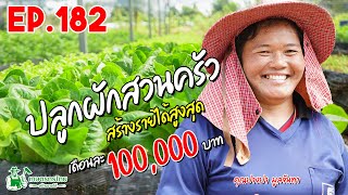 ปลูกผักสวนครัว สร้างรายได้สูงสุด 100,000 บาท/เดือน l เกษตรกรไทย สร้างรายได้ Ep182