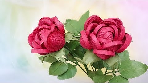 ABC TV | How To Make Rose Paper Flower | Paper Quilling - Craft Tutorial