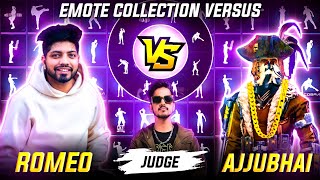 Total Gaming & Romeo Best Emote Collection Versus😱- Amitbhai Judge😍- World Funniest Emote Versus😂