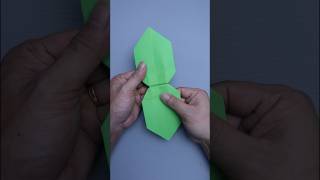 How to Make a 2-Blade Paper Spinner That Spins Super Fast! #origami #paperspinner  #easyorigami
