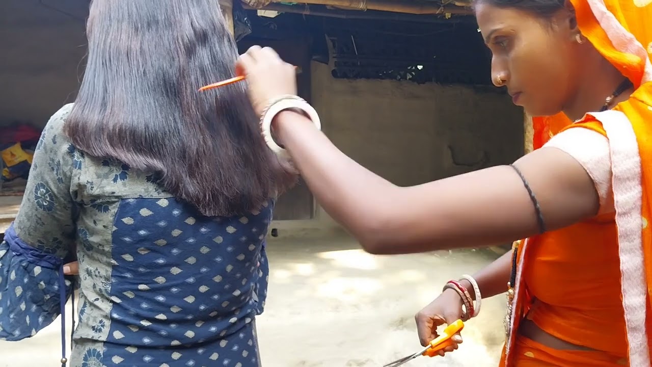 आज हम बाल काटते काटते ||बहुत ज्यादा ||काट दिए ||कस्टमर ने हमको ||बहुत पीटा||😭💯👌🙏👍||Ruby Mehta vlogs