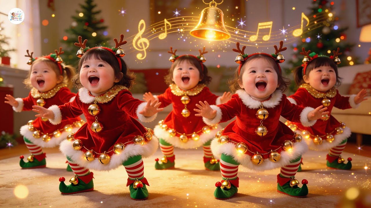Jingle Bells Song 2026 | Baby Dance & Holiday Fun Christmas Song for ...