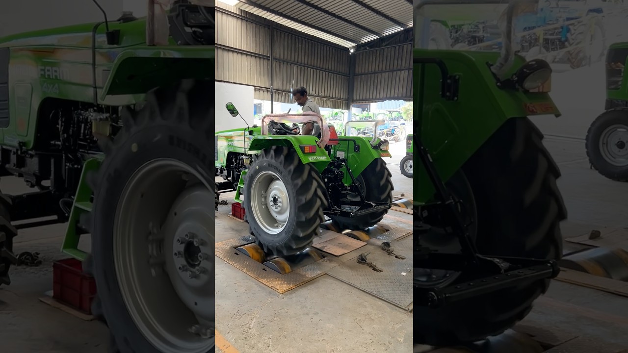 How is the final testing of tractors conducted at Indo Farm Company  #Indofarm  #company