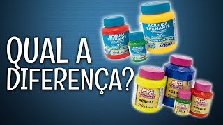 TINTA ACRÍLICA E TINTA PVA!! QUAL A DIFERENÇA?? ‹ Iolane Caron ›