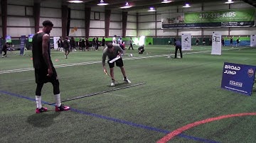 2018 National Scouting Combine BROAD JUMP - DAY 2: QB/TE/DB/WR