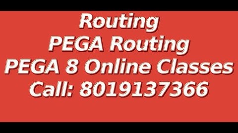 PEGA Routing | Routing in PEGA| Routing WorkList, WorkQueue |SLA in PEGA| PEGA HUB