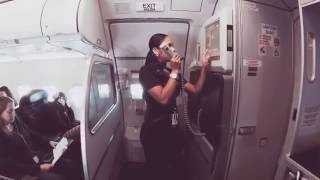 Spirit airlines flight mannequin challenge