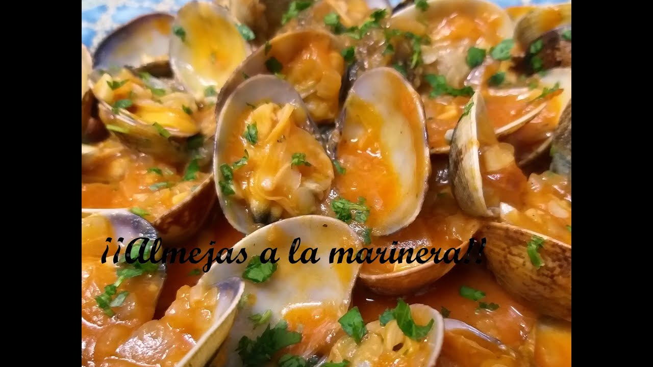 Como hacer almejas tradicionales a la marinera ricas y sabrosas