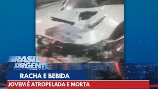 Imagens mostram momento em que motorista atropela e mata jovem | Brasil Urgente