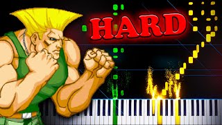Guile's Theme (from Street Fighter II) - Piano Tutorial