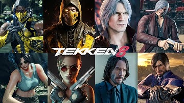 The Most INSANE Character Customizations Tekken 8 (Scorpion, John Wick, Walter White, Lara Craft ect