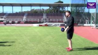 HOW TO THROW DISCUS-FLIP DRILL