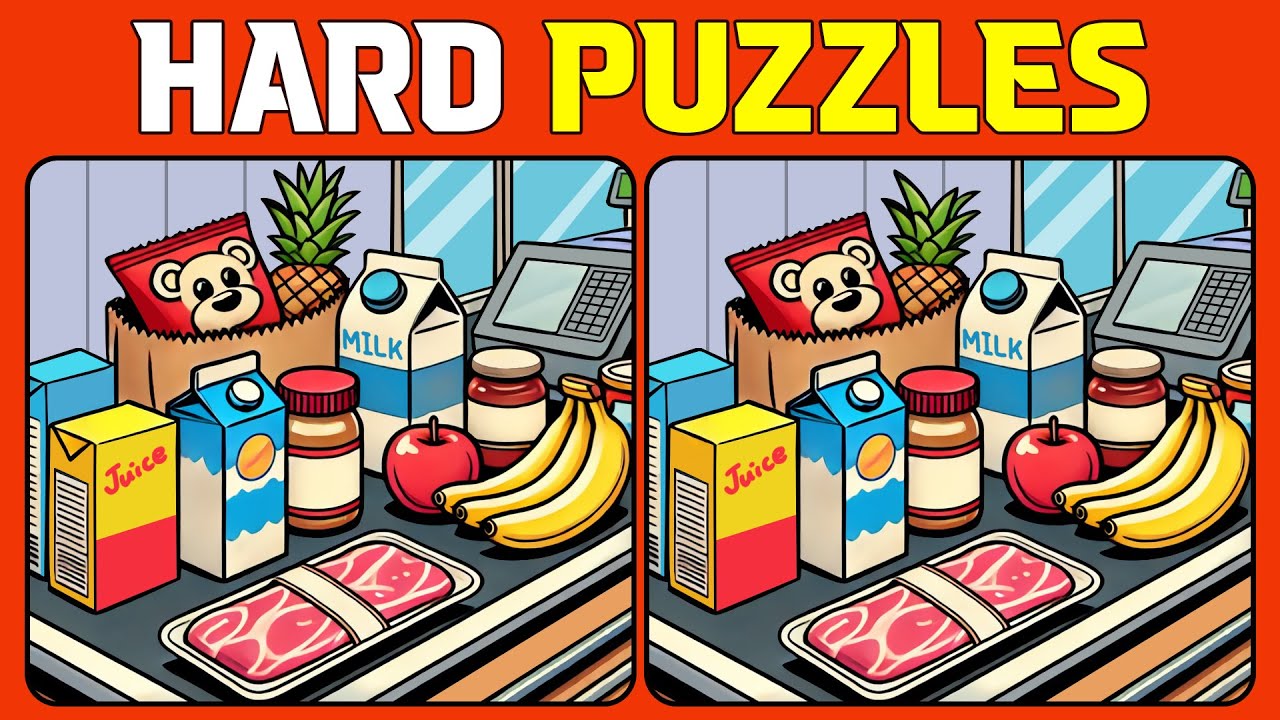 Spot Differences Like a Genius! (Hard)