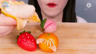Zoey Asmr - Fruit Rice Cake Mochi Wagashi Bites Only