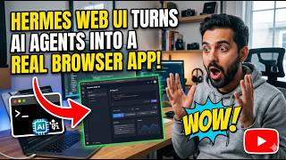 Hermes Web UI Turns AI Agents Into a Real Browser App!
