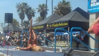 ♕ Lauren Powers Muscle Goddess and Wonder Woman WINS Muscle Beach Heaveweight  ♕