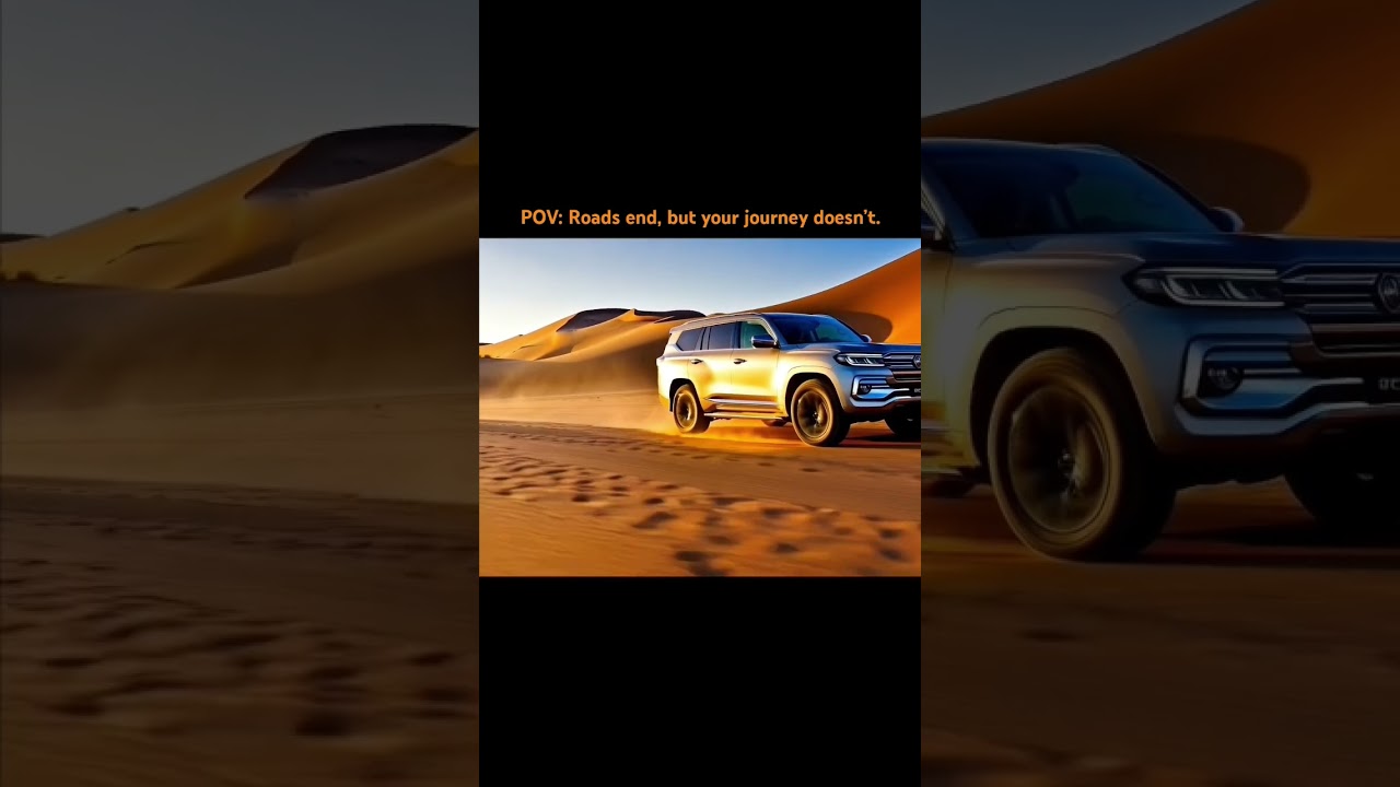 Where the road ends, the Cruiser begins - Land cruiser 